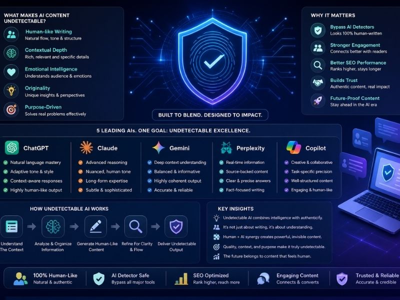 Undetectable AI 5 AIs Reveal Key Insights